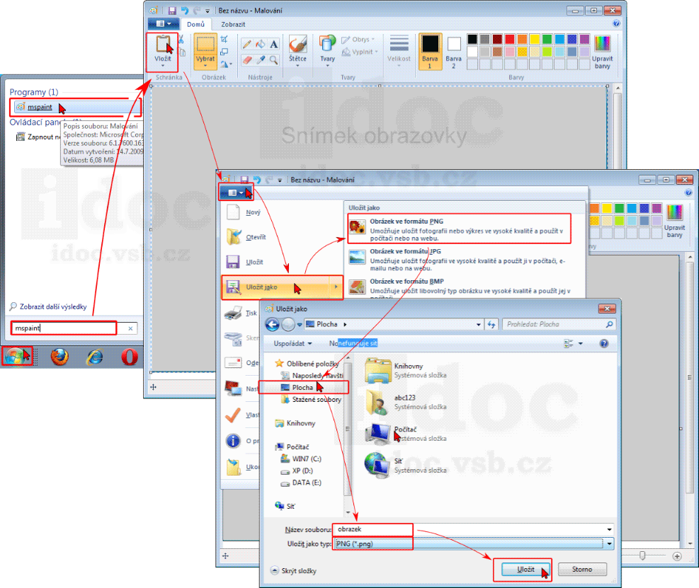 Postup pro Windows 7